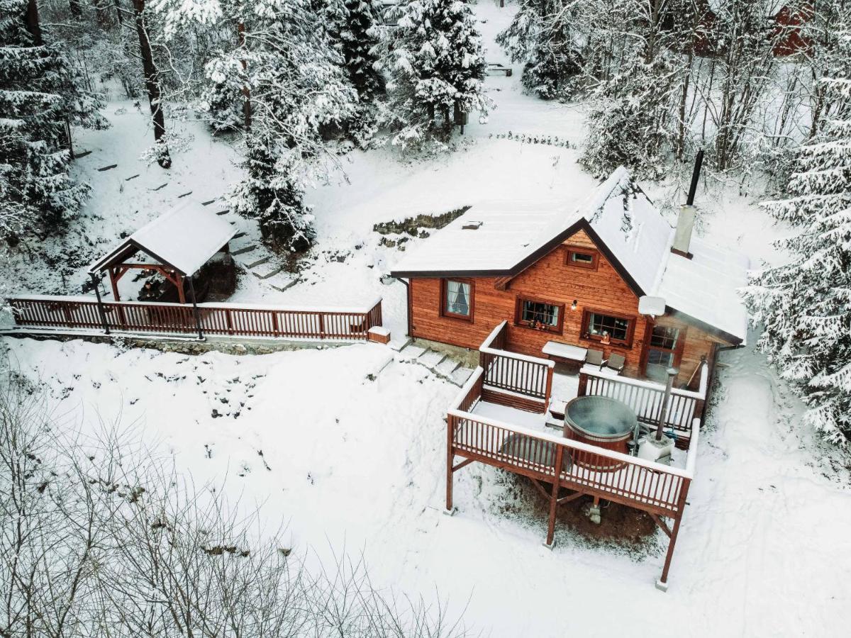 SOVIA WELLNESS CHATA s jacuzzi kaďou a saunou, Čingov Smižany Exteriér fotografie